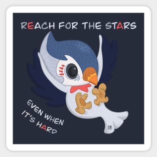 Reach for the stars ... even when it is hard Sticker